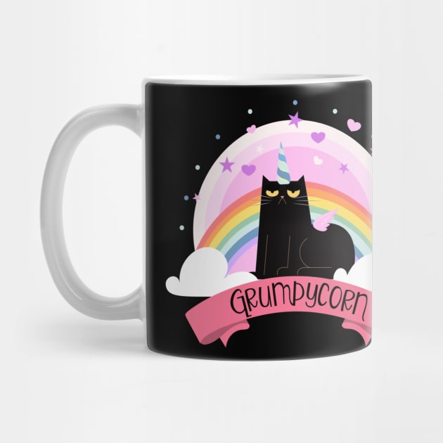 Grumpycorn Grumpy Unicorn Cat by Bingsi